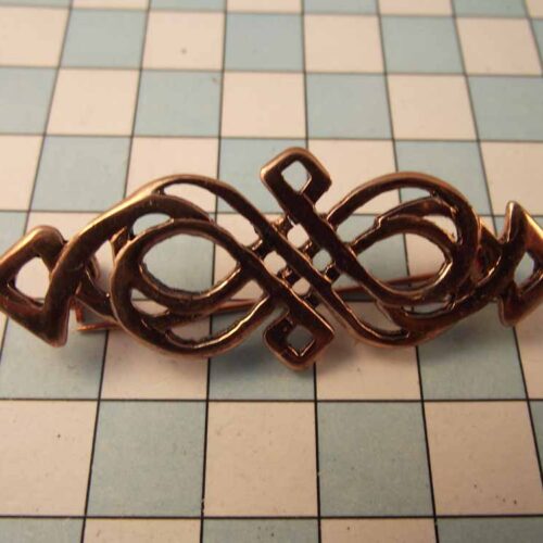 Celtic Brooches, Earrings & Pendants – Silver & Copper Plated Pewter. 4 BKB04-PC