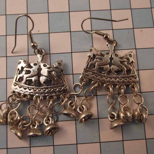Celtic Brooches, Earrings & Pendants – Silver & Copper Plated Pewter. 20 BKE08-PS