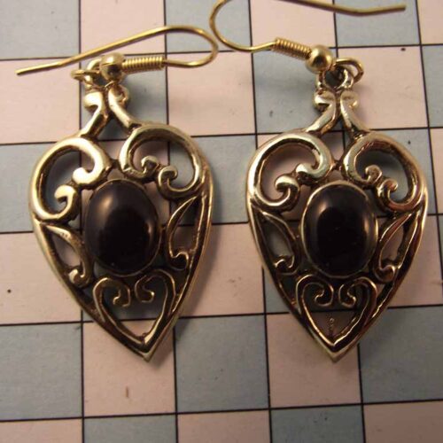 Celtic Brooches, Earrings & Pendants - Gold Plated Pewter. 20 BKE21-PG
