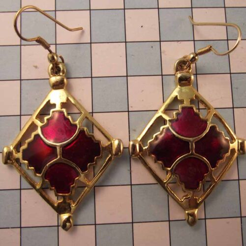 Celtic Brooches, Earrings & Pendants - Gold Plated Pewter. 22 BKE23-PG