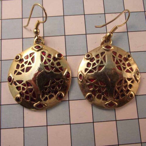 Celtic Brooches, Earrings & Pendants - Gold Plated Pewter. 25 BKE26-PG
