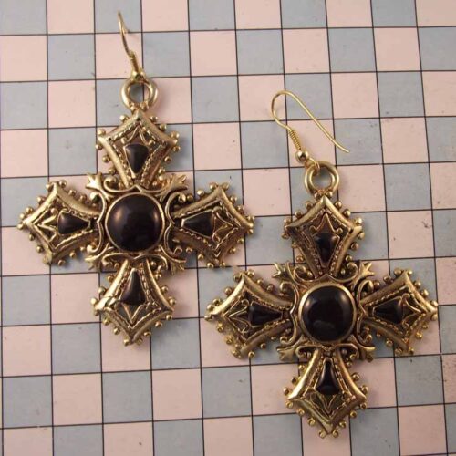 Celtic Brooches, Earrings & Pendants - Gold Plated Pewter. 36 BKE45-PG