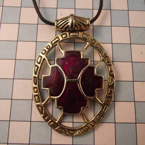 Celtic Brooches, Earrings & Pendants - Gold Plated Pewter. 45 BKN04-PG