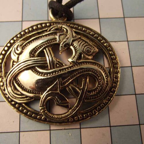 Celtic Brooches, Earrings & Pendants - Gold Plated Pewter. 51 BKN11-PG