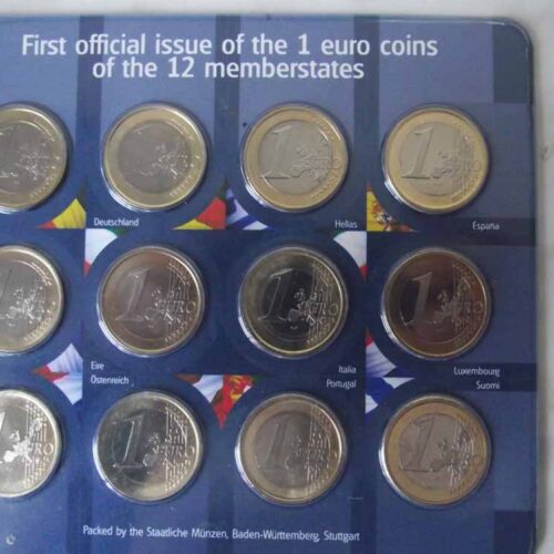 EURO coins uncirculated