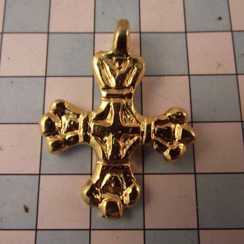 Viking Pendants - Pewter - Gold Plated 4 VA07-PG