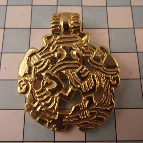 Viking Pendants - Pewter - Gold Plated 5 VA09-PG