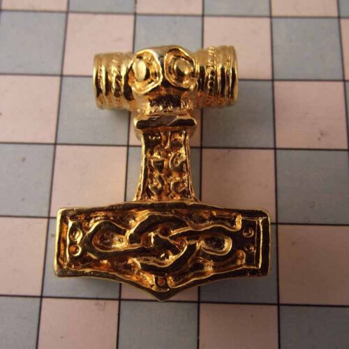 Viking Pendants - Pewter - Gold Plated 11 VA27-PG