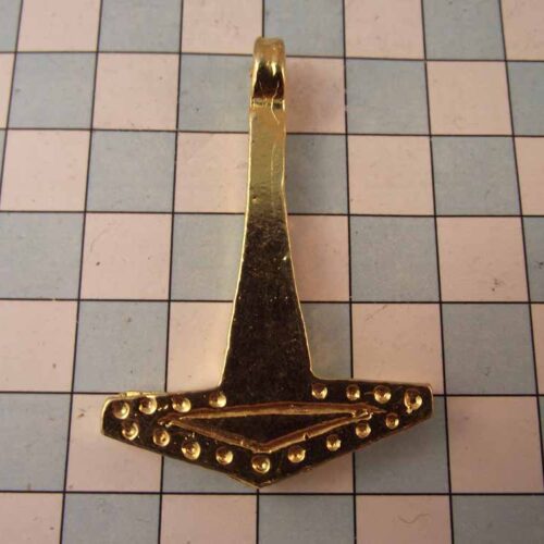 Viking Pendants - Pewter - Gold Plated 12 VA29-PG