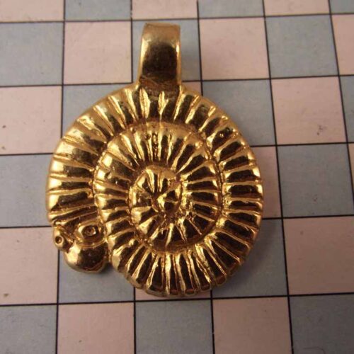 Viking Pendants - Pewter - Gold Plated 18 VA46-PG