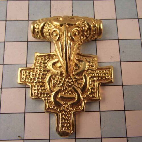 Viking Pendants - Pewter - Gold Plated 20 VA49-PG