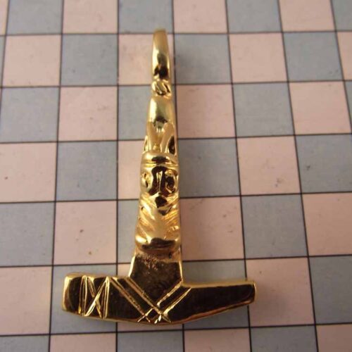 Viking Pendants - Pewter - Gold Plated 22 VA53-PG