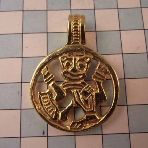 Viking Pendants - Pewter - Gold Plated 23 VA58-PG