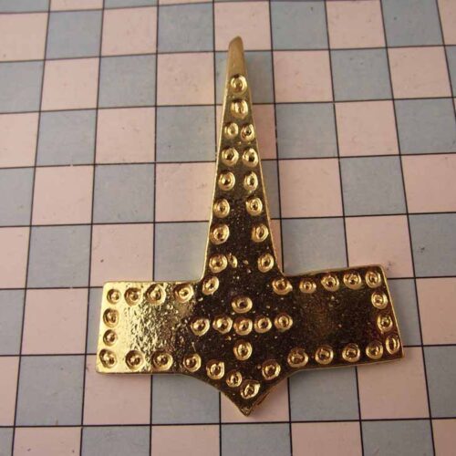 Viking Pendants - Pewter - Gold Plated 24 VA59-PG