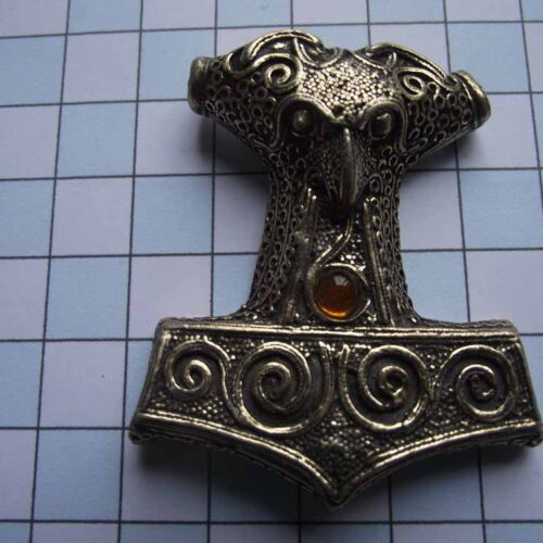 Viking Pendants - Pewter - Gold Plated 28 VA71-PGamber