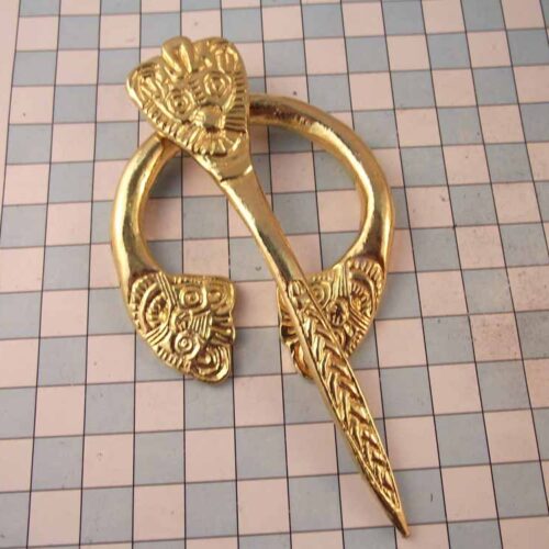 Viking Brooches - Pewter - Gold Plated 3 VBR11A-PG