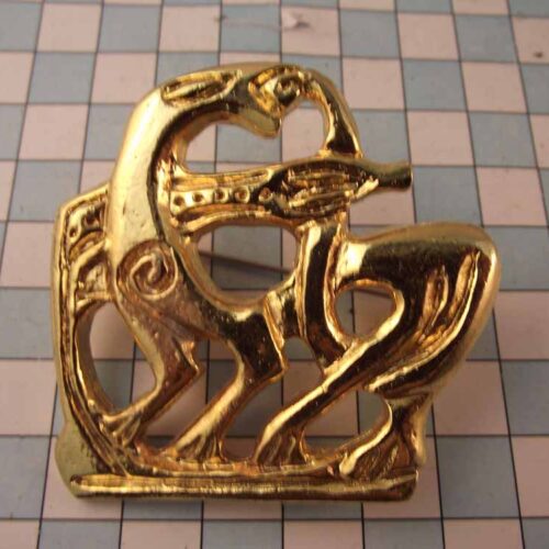 Viking Brooches - Pewter - Gold Plated 7 VBR31-PG