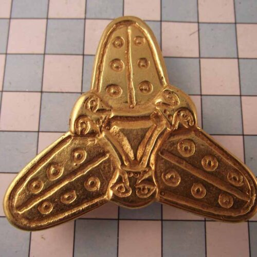 Viking Brooches - Pewter - Gold Plated 10 VBR38-PG