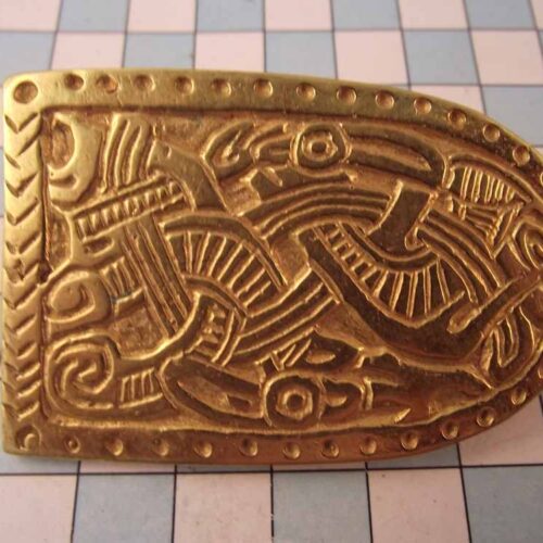 Viking Brooches - Pewter - Gold Plated 11 VBR42-PG