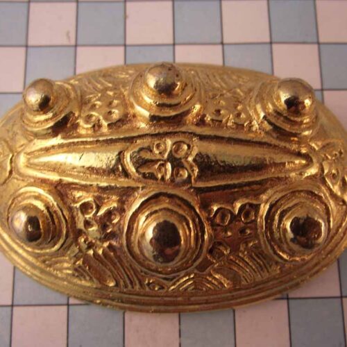 Viking Brooches - Pewter - Gold Plated 12 VBR47-PG