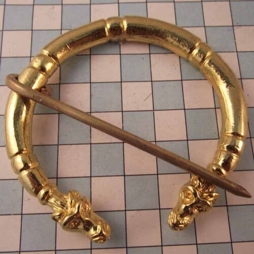 Viking Brooches - Pewter - Gold Plated 14 VBR50-PG
