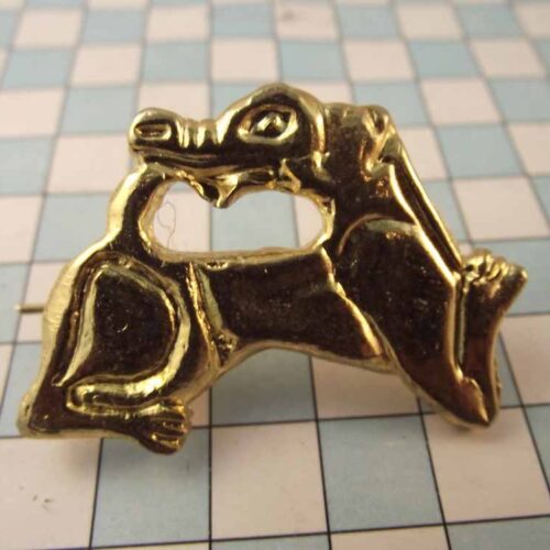 Viking Brooches - Pewter - Gold Plated 15 VBR53-PG