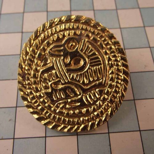 Viking Brooches - Pewter - Gold Plated 17 VBR55-PG