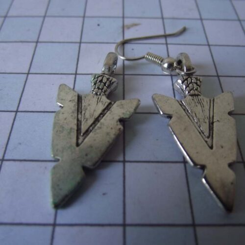 Celtic Brooches, Earrings & Pendants – Silver & Copper Plated Pewter. 70 BKE72-PS
